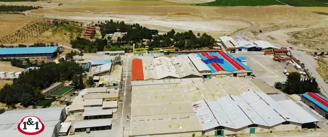 نمای هوایی کارخانهٔ دشت مرغاب