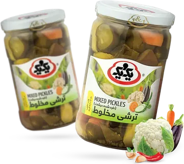 ترشی مخلوط یک و یک